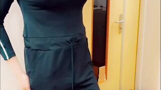 Annemieke gets her bum spread at work