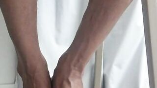 Fellate my soles, baby, but tell me, would you blow them, yes or no?