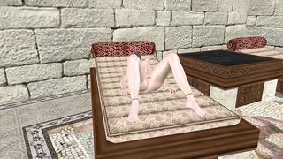 Wondrous Transgirl Catapults Bottle in Rump on Sofa 3 DIMENSIONAL Toon Manga porn