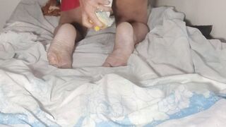 [censored] e mijando na cama