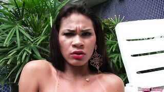 WISH SHE-MALE - Trans Hotty Erika Lee Rails a Fake penis