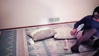 Julie loves her big dildo