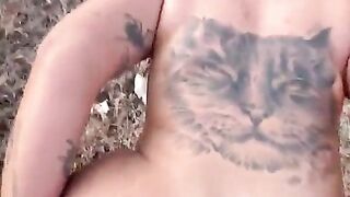 Big-chested Ladyboy Outdoor Backshots