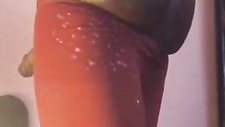Black Femme Crossdresser in Undies