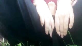 Your gf in the garden showcases you her giant, humungous bone, are you prepped to blow it all?