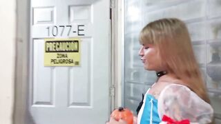 Alice in trans land finishes in assfucking internal cumshot