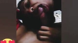From the series “Flicks Da Antiga Conta” - Deep-throating the talented follower, what a saucy man meat.