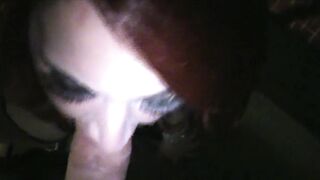 Beautiful crossdresser gets a facial