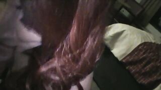 Beautiful crossdresser gets a facial