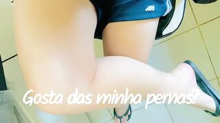 Daniely180, a nasty transvestite, is pleasing herself alone during her work break, highly mischievous.