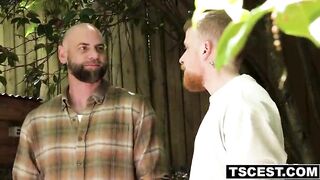 Shaven Stepfather Girth Brooks & FTM Stevie Trixx Sultry Apartment Appointment