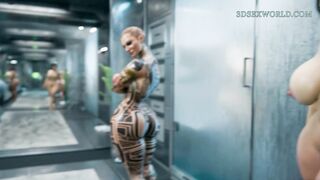 Hardcore Futa Gangbang in Women's Bathroom (3D Anime) Exclusive
