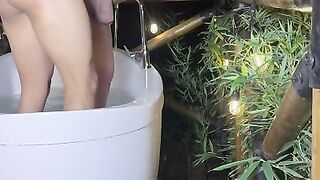 Crazy Tgirl Gets Creampied In Room After Jacuzzi