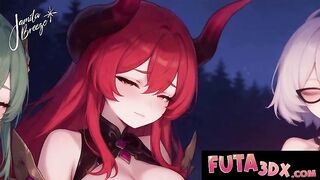 FUTA3DX - Futa Elf Stunners Phat Mammories & Bouncy Rump Desire