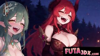 FUTA3DX - Futa Elf Stunners Phat Mammories & Bouncy Rump Desire