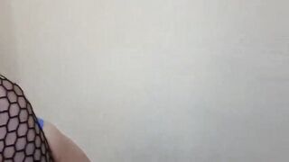 Young Trans Doll Draining her Phat All-natural Mounds after Penalizing and Spanking her Perky Puffies with Gigantic Faux-cock