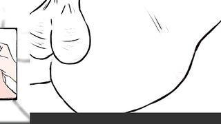 Adult Hinata lounging bare with ginormous globes and thick dinky (Adult Parody of Naruto) Hermaphroditism Drawing Process ten Min Edging Contest