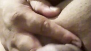 Tiny dick cum