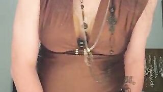 Buxom Sissy Spunking 2