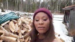 Fellatios in the backyard! XXL Dinky Trans Female Vanniall Lures Manmeat Hauler For Outdoor Sucky-sucky & Rock-hard Buttfuck Poking
