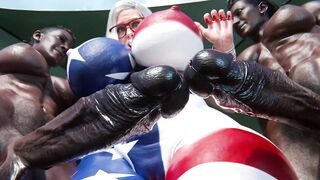 Behind the Scene Chubby BBW Mature gets Massive BBC Double Penetration (Exclusive 3D