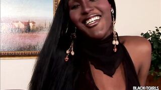 BLACK TGIRLS - A Admirer Favourite Makes Her Welcome Comeback
