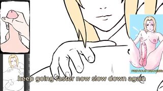 Tsunade Hermaphroditism Taunting Pecker and Culo Close Up - Ensue My Jerk Off Instructions and Jizz Rigid in Exactly ten Mins
