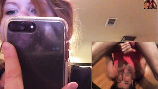 sissy cum slut getting fully exposed on webcam