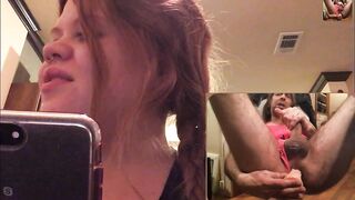 sissy cum slut getting fully exposed on webcam
