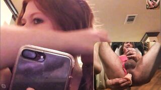 sissy cum slut getting fully exposed on webcam