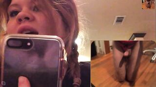 sissy cum slut getting fully exposed on webcam