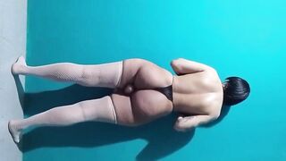 Smacking my phat arse and shrieking like a fuckslut