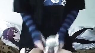 AnyaNoihara #1 - Meet Anya the she-male and her plush plaything