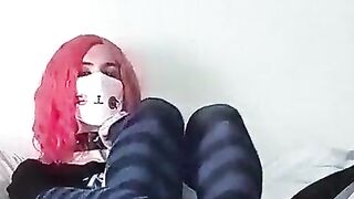 AnyaNoihara #1 - Meet Anya the she-male and her plush plaything