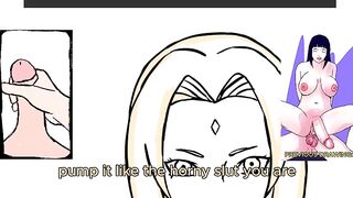 Hermaphroditism Tsunade Sitting with Fat Leaking Trunk Dribbling Jism - ten Min Jerk Off Instructions Directions for You to Brim and Spunk Rigid