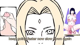 Hermaphroditism Tsunade Sitting with Fat Leaking Trunk Dribbling Jism - ten Min Jerk Off Instructions Directions for You to Brim and Spunk Rigid