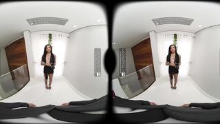 VRB Trans: Brown-haired T-lady Sophia Montesino In Sundress Ravages No condom In A Privat Photograph Sesh | VR Pornography