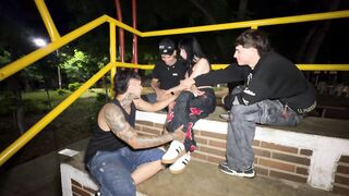Sizzling Transsexual Gets A trio On 1