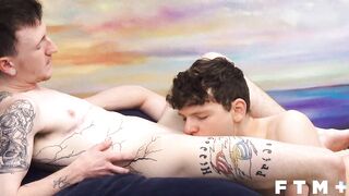JockPussy - Ethan Tate works Jaxson Coles jock muff over with good-sized manstick