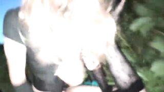 SISSY CD SHAG GF IN THE BUSHES / DISPLAYING PUBLIC EXHIBITIONIST AMATUER