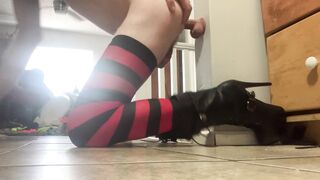 Anal slut training