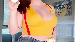 Bodacious Trans Misty Costume play POINT OF VIEW