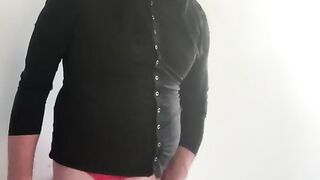 Stephanie Luvsit jizzing from large man sausage