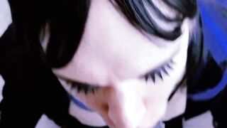 Cute Goth Trans Savors BBC