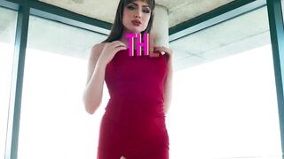 TRANS ANGELS - Radiant Carrie Emberlyn In Pinkish Underwear Salutes Ryan Pitt Home With A Night Of Passion And Wish