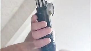 Franciscomorenovip - teaching and wrecking my bootie with my fattest black fake penises
