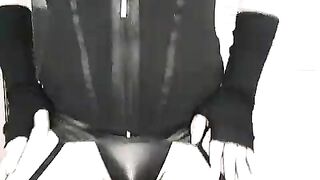 Killer Ladyboy Kandi Kane Spandex and Leather Footwear Unclothe PMV