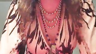 Huge-boobed Sissy Spunking