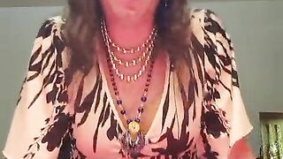 Huge-boobed Sissy Spunking