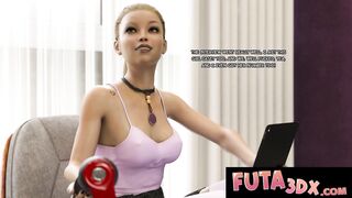 Futa3DX - Towheaded Stunner Futa Has A GIANT FIRM ON & Pummels Her Super hot Honey - Comic